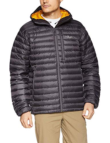 Rab Herren Microlight Alpine Daunenjacke für Trekking, Klettern & Skifahren, Beluga, XL von Rab
