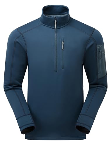 Rab Modulus Herren Fleecejacke zum Überziehen Warm zum Wandern & Klettern, Tempest Blau, L von Rab
