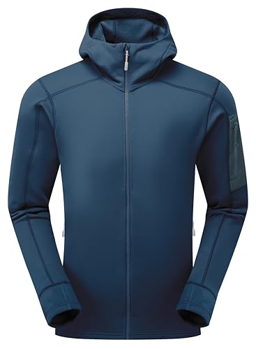 Rab Modulus Hoody Herren Fleecejacke Warm für Trekking & Klettern, Tempest Blue, XXL von Rab