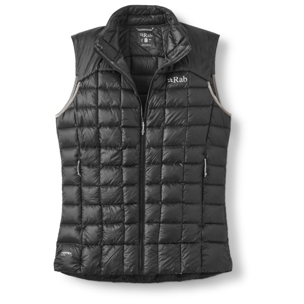 Rab - Mythic Vest - Daunenweste Gr S grau/schwarz von Rab