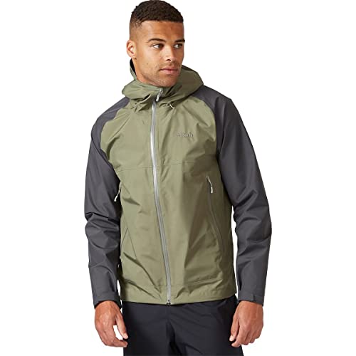 Rab Namche Paclite Jacket Men Größe L graphene/light khaki von Rab