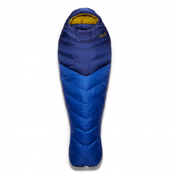 Rab - Neutrino 400 - Daunenschlafsack Gr 200 cm Körperlänge - Width: Regular blau von Rab