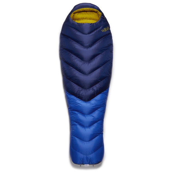 Rab - Neutrino 800 - Daunenschlafsack Gr bis 200 cm Körperlänge - Long blau von Rab