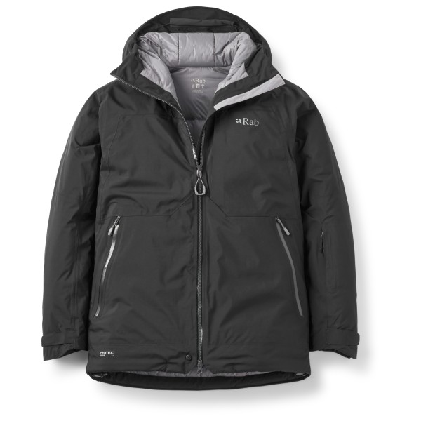 Rab - Optical Down Jacket - Daunenjacke Gr XL grau/schwarz von Rab