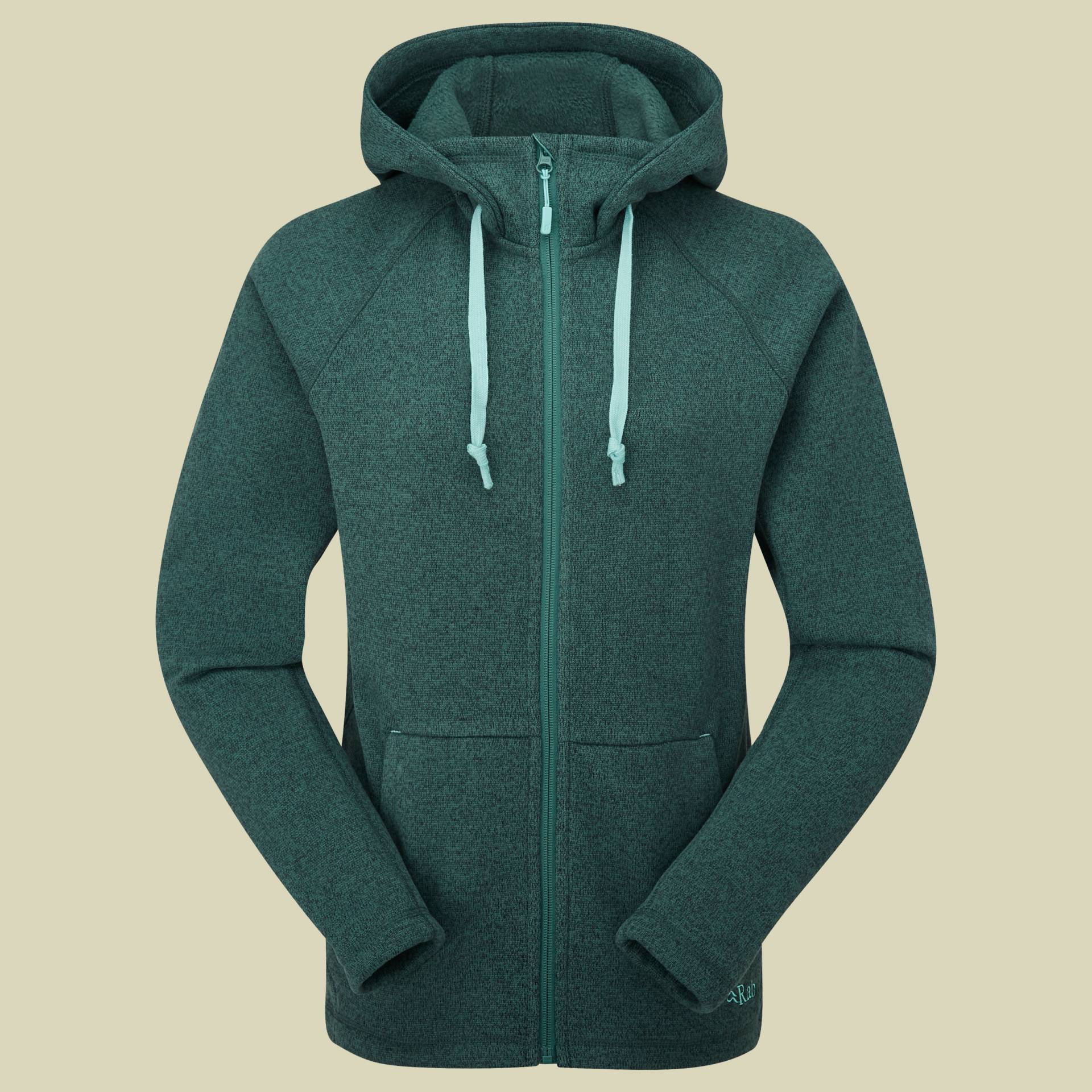 Serren Hoody Women Größe 42 (14) Farbe green slate von Rab