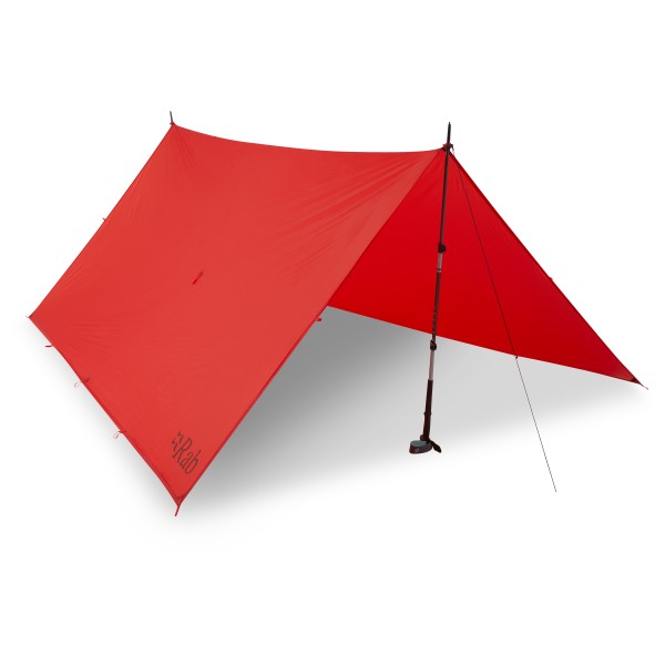 Rab - Siltarp Plus Duo - Tarp Gr 3 x 3 m rot von Rab