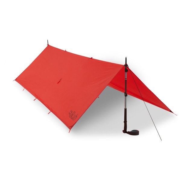 Rab - Siltarp Plus Solo - Tarp Gr 2,5 x 1,4 m braun;rot von Rab