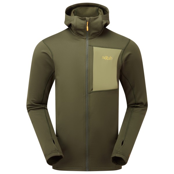 Rab - Superflux Hoody - Fleecejacke Gr XL oliv von Rab