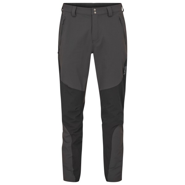 Rab - Torque Mountain Pants - Tourenhose Gr L - Waist: 34'' Regular;M - Waist: 32'' Regular;S - Waist: 30'' Regular;XL - Waist: 36'' Regular;XXL - Waist: 38'' Regular grau von Rab