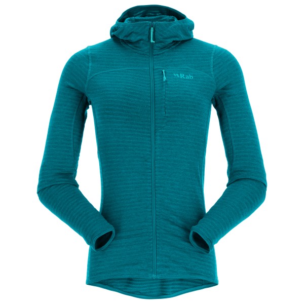Rab - Women's Ascendor Light Hoody - Fleecejacke Gr 44 türkis von Rab