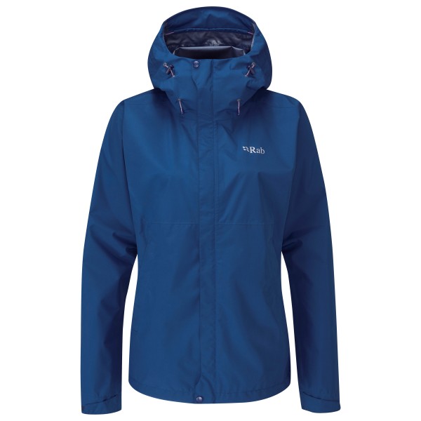 Rab - Women's Downpour Eco Jacket - Regenjacke Gr 36 blau von Rab