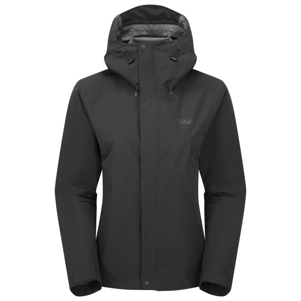 Rab - Women's Downpour Jacket - Regenjacke Gr 36 schwarz von Rab