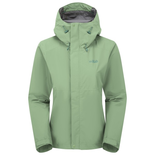 Rab - Women's Downpour Jacket - Regenjacke Gr 42 grün von Rab