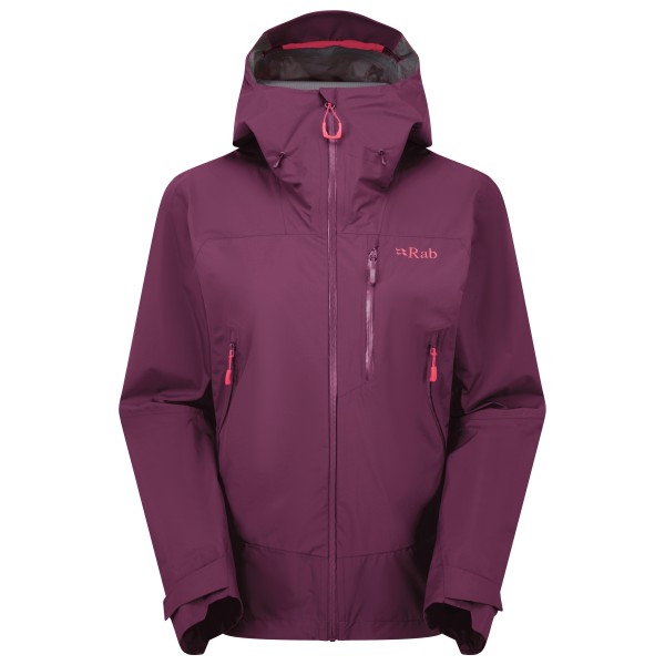 Rab - Women's Downpour Mountain Jacket - Regenjacke Gr 38 lila von Rab