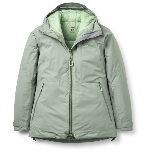 Rab - Women's Optical Down Jacket - Daunenjacke Gr 44 grau von Rab