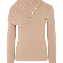 Rabanne Beiger Merinowollpullover von Rabanne