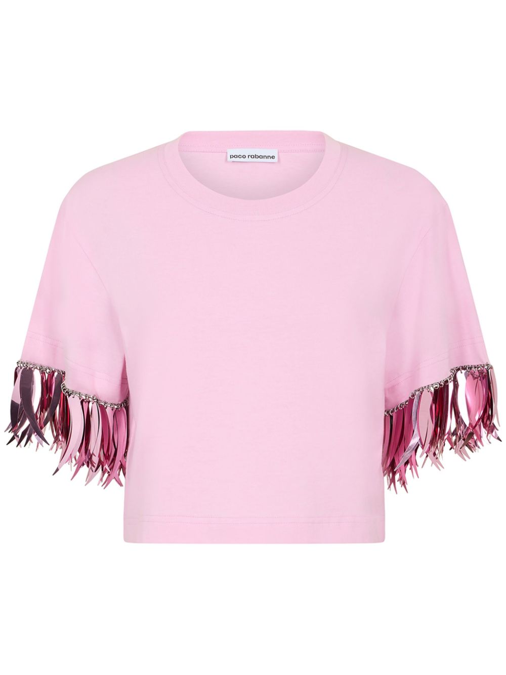 Rabanne Cropped-T-Shirt - Rosa von Rabanne