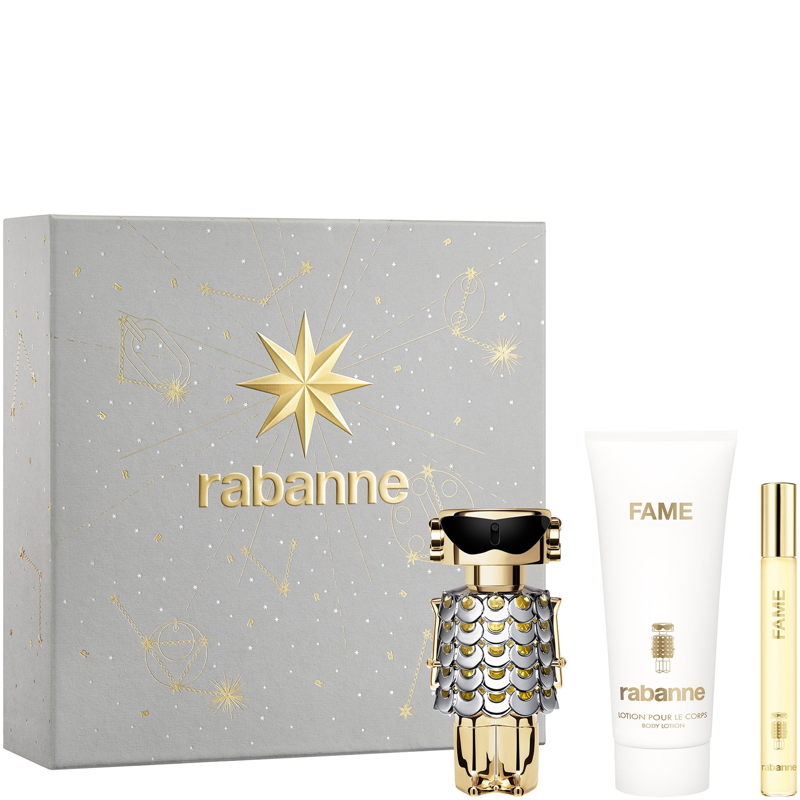 Rabanne Fame Eau de Parfum 50ml + Perfumed body lotion 100ml + Fame Eau de Parfum 10ml von Rabanne