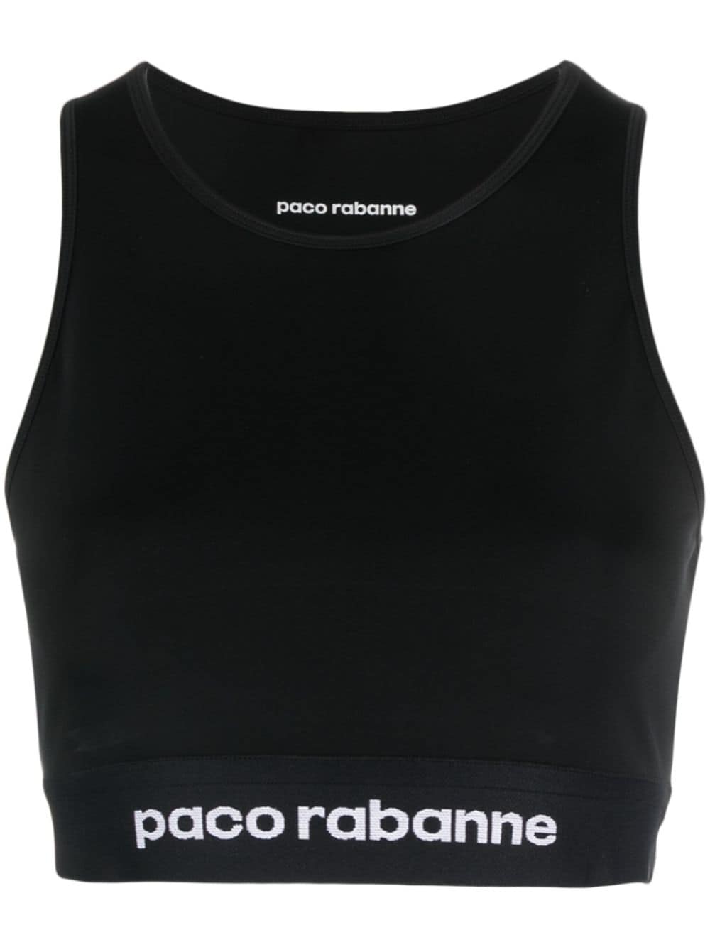 Rabanne Jersey Bodyline Sport-BH - Schwarz von Rabanne