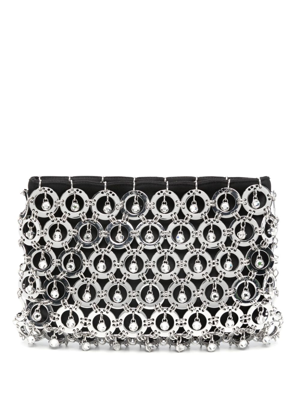 Rabanne Clutch mit Scheibe - Schwarz von Rabanne