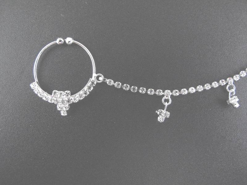 Fake Nasenring Mit Kette Bollywood Boho Schmuck von RabariRajkumari