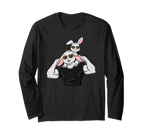 Lustiges Kaninchen Vater Opa Vatertag Herren Damen Langarmshirt Lustiges Kaninchen Vater Opa Vatertag Herren Damen Langarmshirt von Rabbit Lovers Bunny Fathers Day Costume for Men