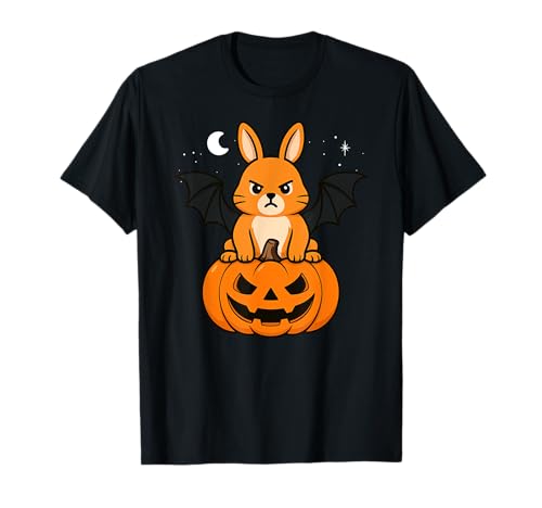 Kaninchen Tierliebhaber Fledermaus Kostüm Kürbis Halloween Jungen Mädchen T-Shirt Kaninchen Tierliebhaber Fledermaus Kostüm Kürbis Halloween Jungen Mädchen T-Shirt von RabbitAxis1