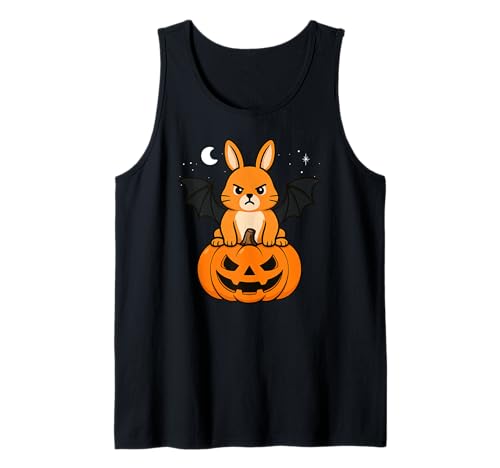 Kaninchen Tierliebhaber Fledermaus Kostüm Kürbis Halloween Jungen Mädchen Tank Top Kaninchen Tierliebhaber Fledermaus Kostüm Kürbis Halloween Jungen Mädchen Tank Top von RabbitAxis1