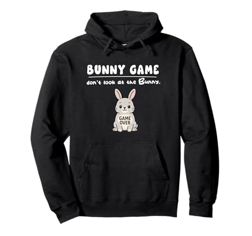 Lustiges Kaninchen-Spiel Don't Look Game Over für Jungen Mädchen Kinder Pullover Hoodie von RabbitBunnyAxis1