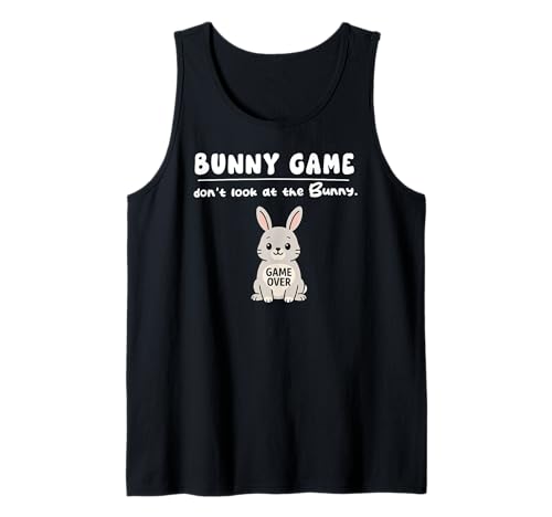 Lustiges Kaninchen-Spiel Don't Look Game Over für Jungen Mädchen Kinder Tank Top von RabbitBunnyAxis1