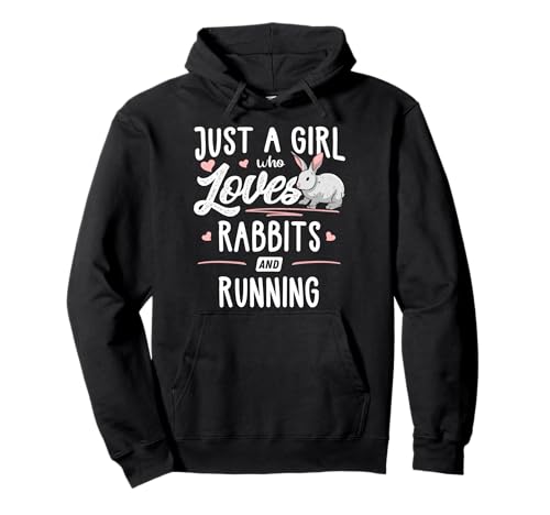 Nur EIN Mädchen, das Hasen und Laufen liebt Geschenke für Frauen Pullover Hoodie Nur EIN Mädchen, das Hasen und Laufen liebt Geschenke für Frauen Pullover Hoodie von Rabbits Memme