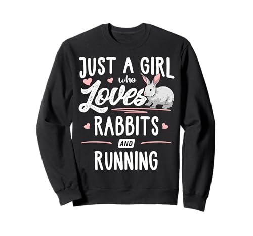 Nur EIN Mädchen, das Hasen und Laufen liebt Geschenke für Frauen Sweatshirt Nur EIN Mädchen, das Hasen und Laufen liebt Geschenke für Frauen Sweatshirt von Rabbits Memme