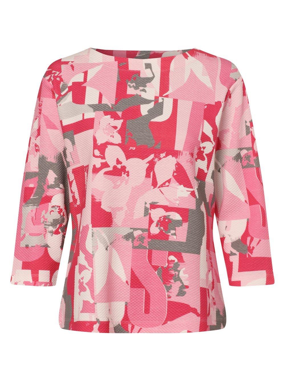 RABE Sweatshirt Damen Baumwolle gemustert, pink von Rabe