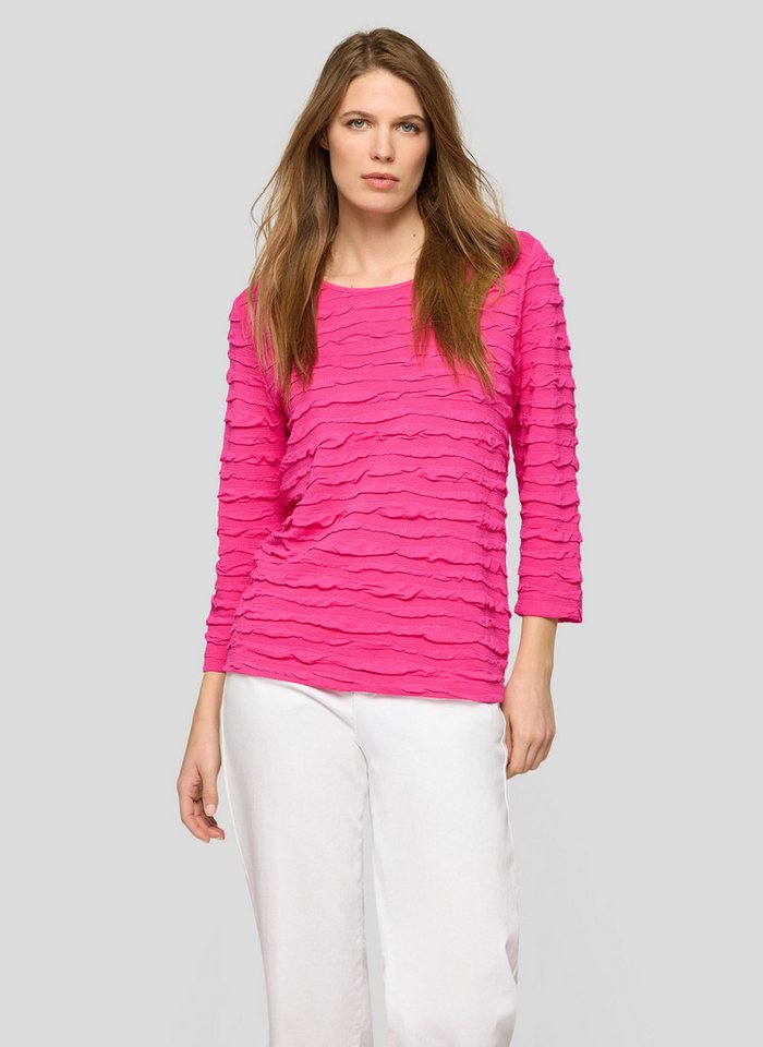 Rabe 3/4-Arm-Shirt mit Struktur Muster von Rabe