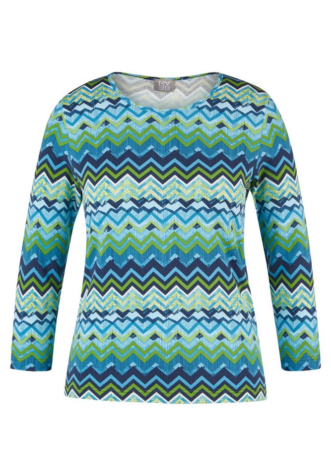 Rabe 3/4-Arm-Shirt mit grafischem Muster Rabe 3/4-Arm-Shirt mit grafischem Muster von Rabe