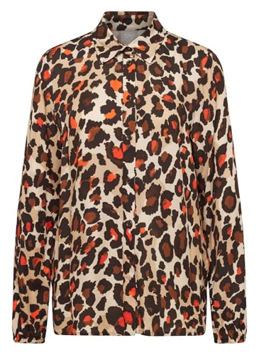 Rabe Bluse Gemustert - Hemdkragen, Langarm von Rabe