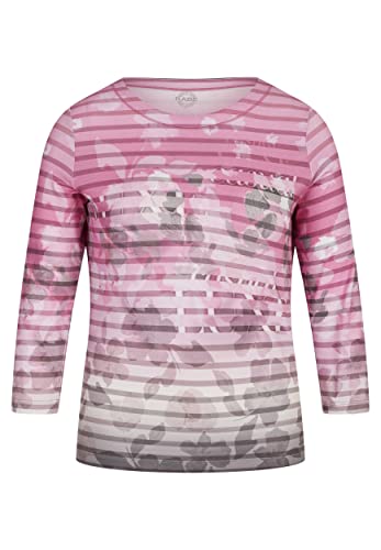 Rabe Damen 3/4 Shirt Gemustert Magenta - 38 von Rabe