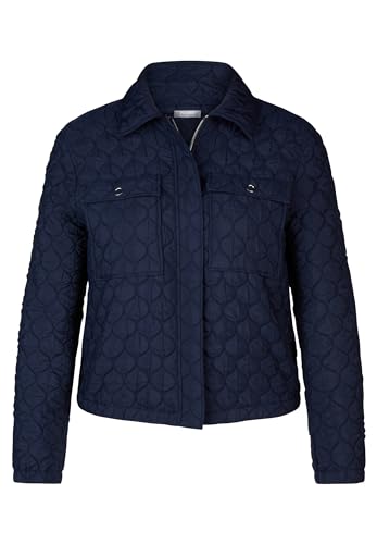 Rabe Damen Jacke mit Kragen, Tropfen- Steppung Marine - 40 von Rabe