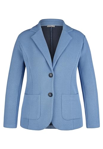 Rabe Damen Jacke mit Waffelmuster Hortensie blau - 42 von Rabe