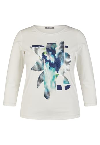 Rabe Damen Langarmshirt mit Print Natur Weiss - 42 von Rabe