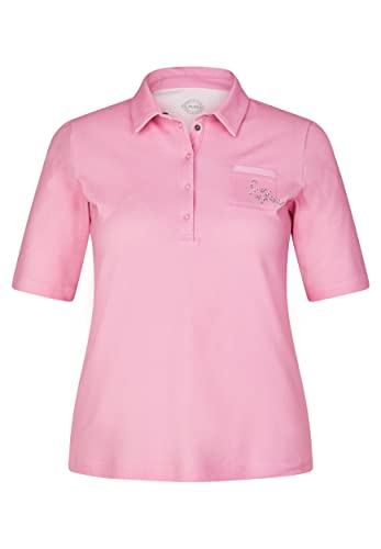 Rabe Damen Poloshirt Pink Rouge - 46 von Rabe