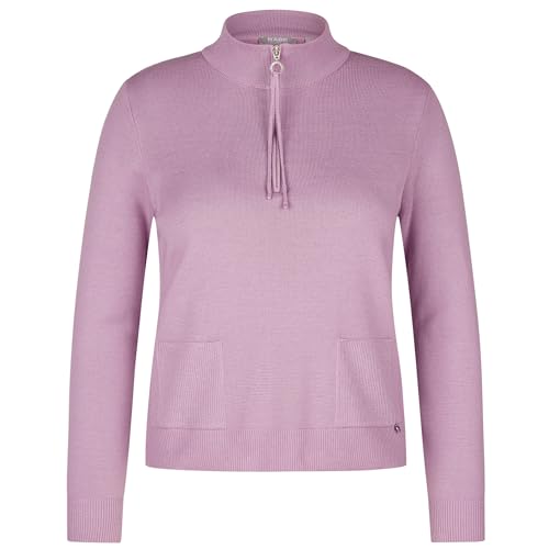 Rabe Damen Pullover Stehkragen mit Reißverschluss Jasmin - 46 von Rabe