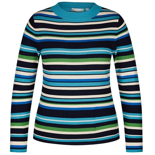 Rabe Damen Pullover gestreift Tinte - 48 von Rabe