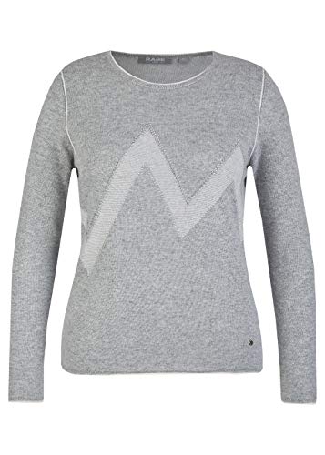 Rabe Damen Pullover mit Zick-Zack-Muster und Glitzersteinen von Rabe