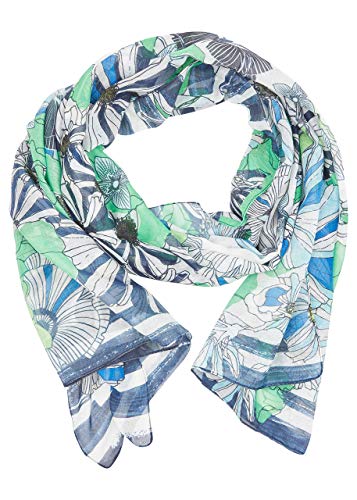 Rabe Damen Schal mit geblümtem Allover-Muster und zarter Haptik von Rabe