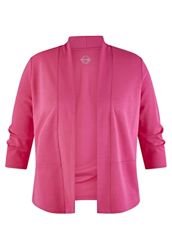 Rabe Damen Strickjacke Uni Dark PINK - 42 von Rabe