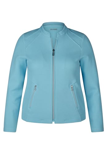 Rabe Damen Strickjacke Waffelmuster Aquablau - 40 von Rabe