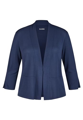 Rabe Damen Sweatblazer, V-Ausschnitt Pazifik blau - 44 von Rabe