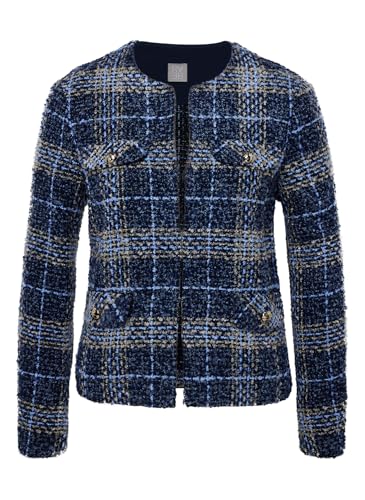 Rabe Jacke Kariert in Dunkelblau für Damen von Rabe