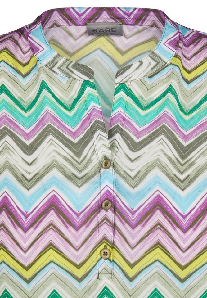 Rabe Kurzarmbluse Bluse Eukalyptus von Rabe